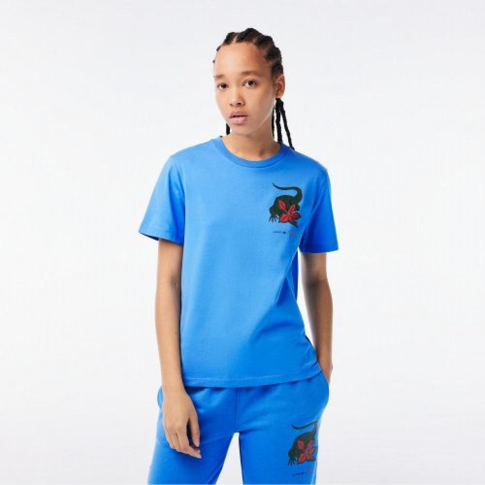 

LacoSTe LacoSTe X neTfliX Women S ShorT Sleeve T ShirT [STranger STorieS] 034
