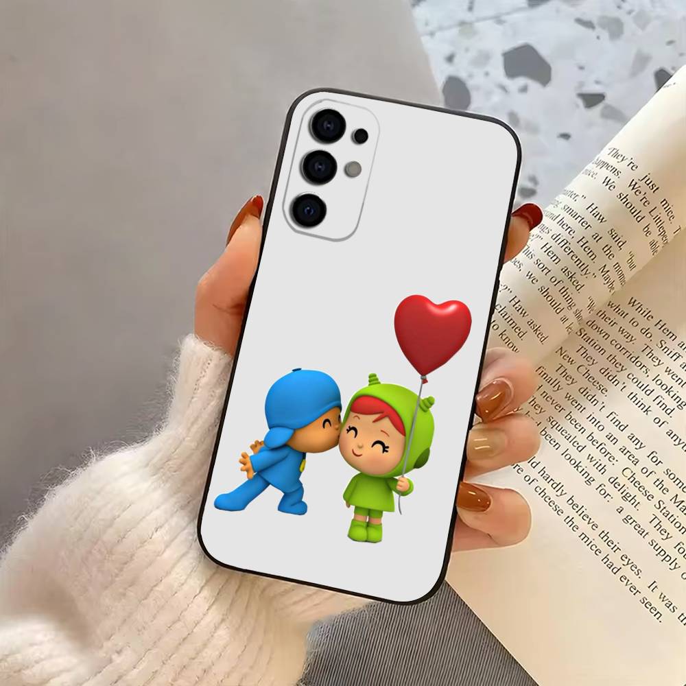 

Exploration journey P-Pocoyo-es Phone Case Black Silicone Soft For Samsung S25,S24,S21,S22,S23,S30,Ultra,S20,Plus,Fe,Lite Samsung S25ULTRA