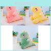 Cute Dinosaur Plush Toy Soft Feather Down Cotton Stuffed Animal Gift Wholesale 22cm Pink