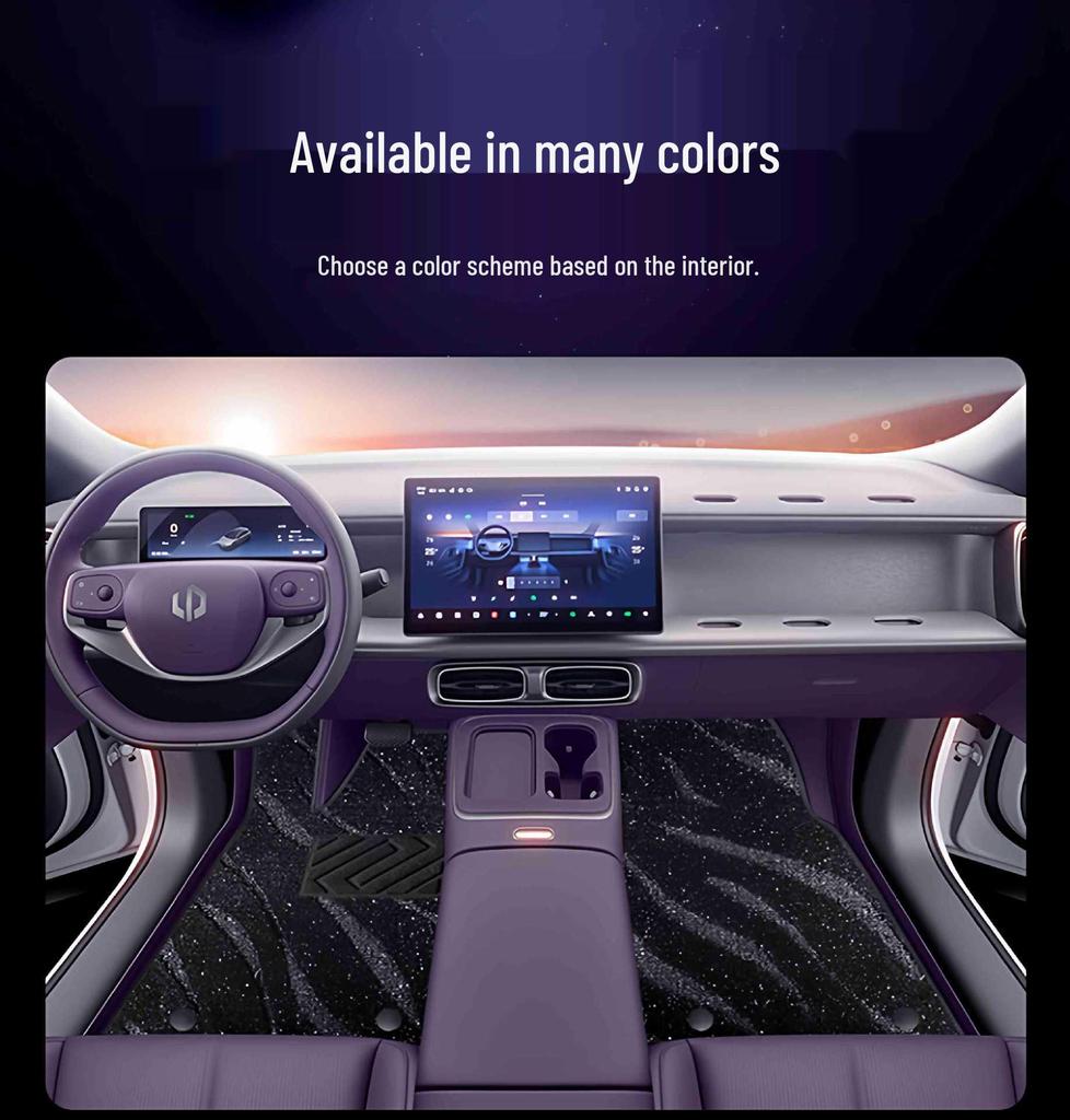 Zero Run Lafa 5 Full Coverage Floor Mats for 2026 Car Interior Modification