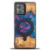 Bewood Unique Case for Motorola Edge 40 Neo - Neons - Vegas with MagSafe