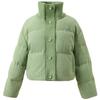Sancai 2025 Winter Stand-Collar 90% Duck Down Wool Blend Short Jacket