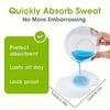50pcs Underarm Sweat Pads, Household cleaning wipes Quick Absorbing Disposable Armpit Shields , Breathable, Non-Trace