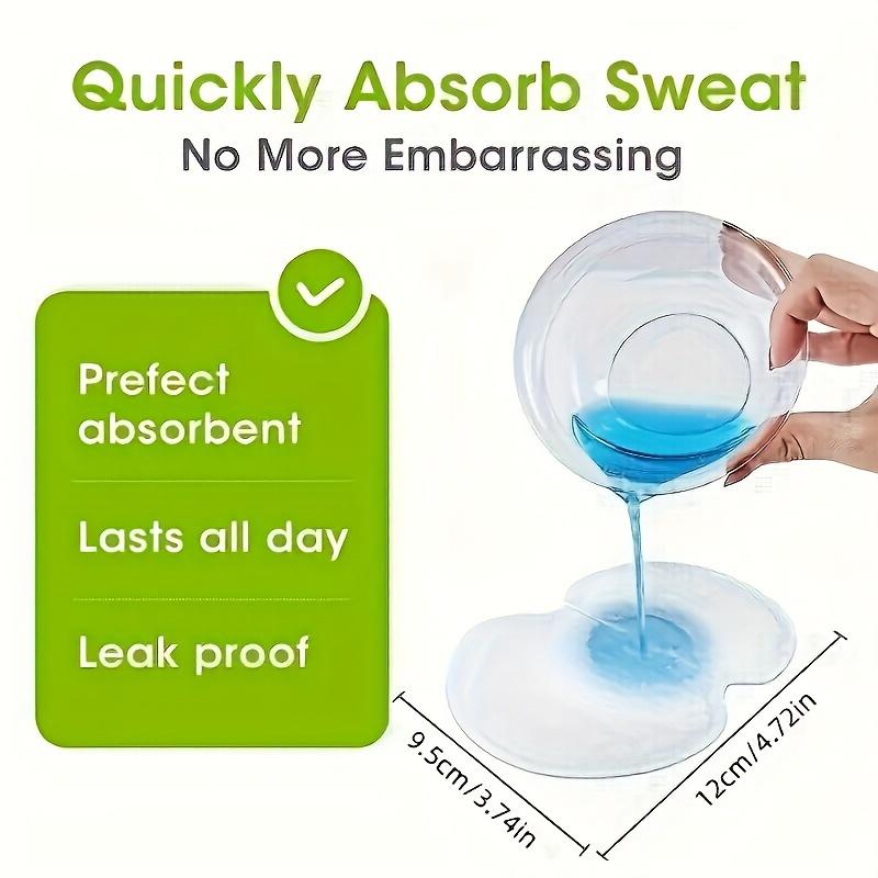 50pcs Underarm Sweat Pads, Household cleaning wipes Quick Absorbing Disposable Armpit Shields , Breathable, Non-Trace