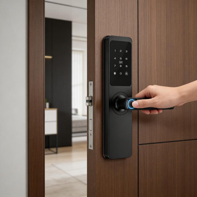 Kuidun Waterproof Smart Fingerprint Password Door Lock