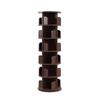 Solid Wood Rotating Bookshelf and Toy Storage for Kids