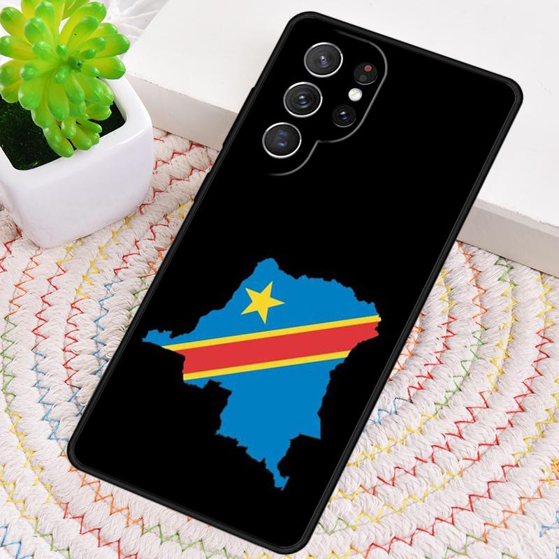 Congo Democratic Republic Flag Phone Case for Samsung Galaxy note 10 pro S26 Ultra S23 S24 FE S25 S21 S22 PLUS shockproof Cove