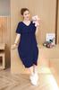 Maternity Nursing Long Short Nursing Loose Maxi Ruffled Size L (Miwoluna) Dress, Clothes, Loungewear, Pajamas, Maxi, Sleeves, Opening, Fit, Length,