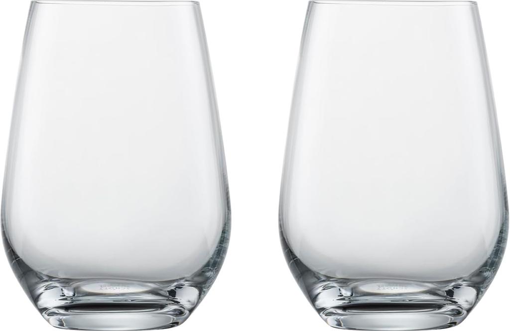 ZWIESEL GLAS Break-Resistant Forte Tumblers, Multi-Purpose Tumblers for Water, Mineral Water, and Soft Drinks, Pair of 2, Machine-Made (m123931)