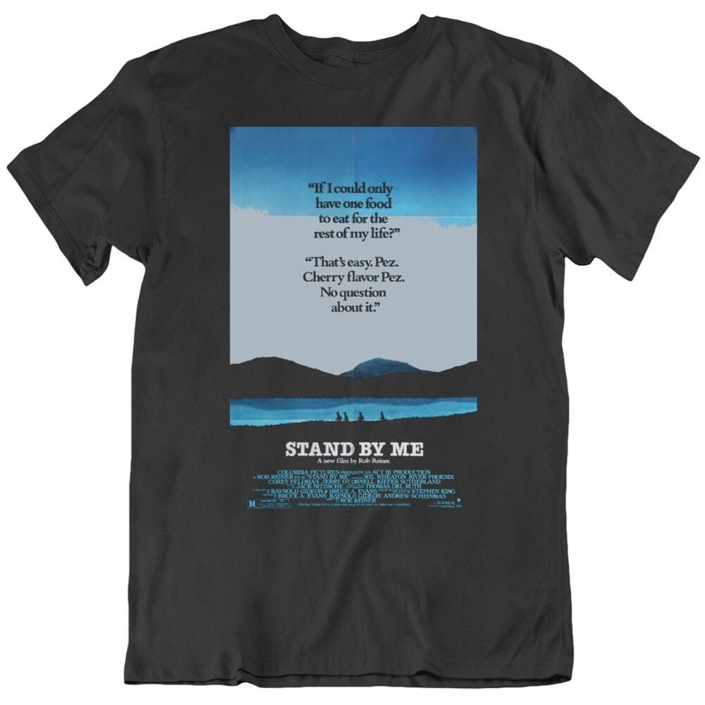 Stand By Me 1980s Comedy Movie Film Vintage Poster v2 T Shirt Unisex T-Shirt S