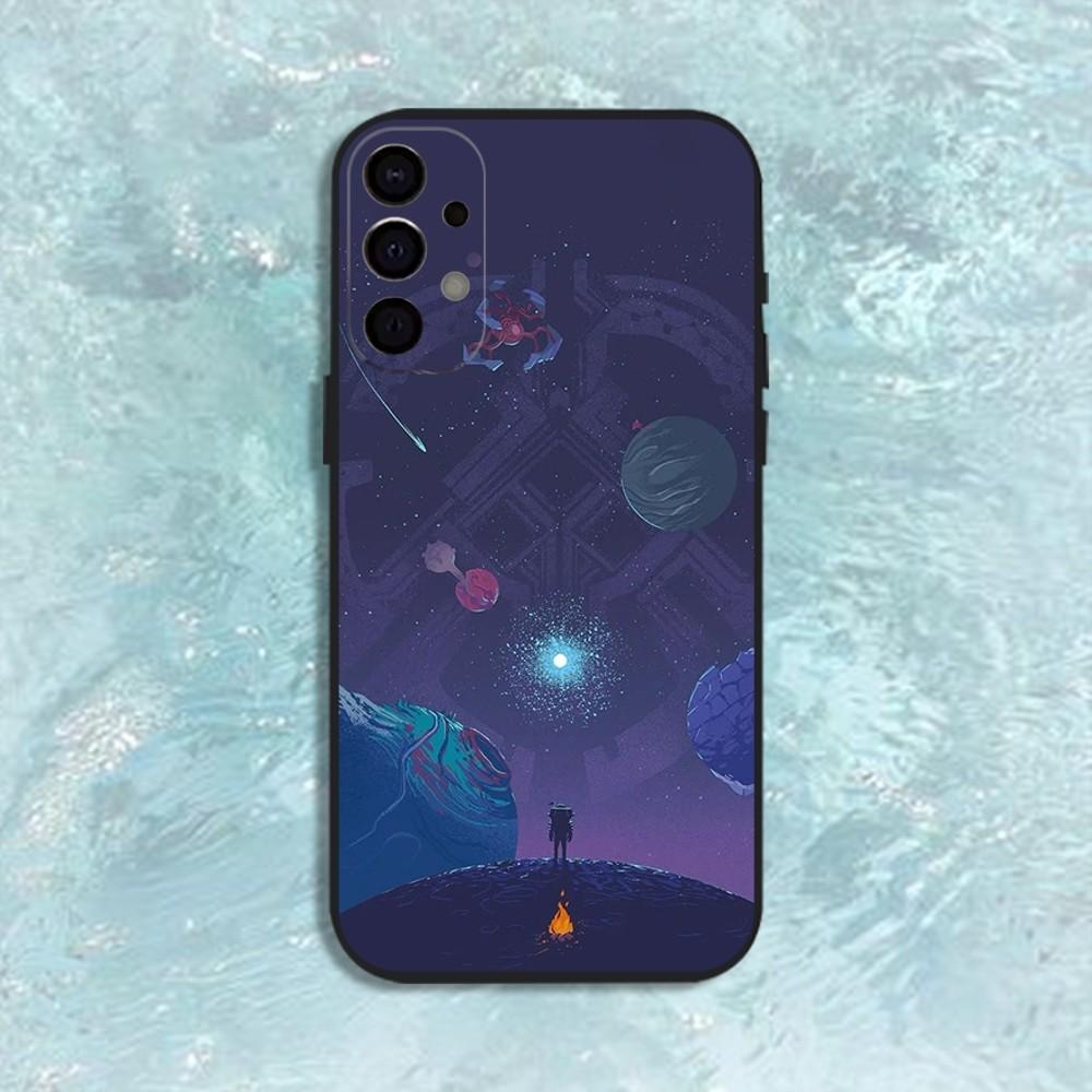 Cool O-Outer Wilds Phone Case For Samsung S25,S24,S21,S22,S23,S30,Ultra,S20,Plus,Fe,Lite,Note,10,9,5G Black Cover