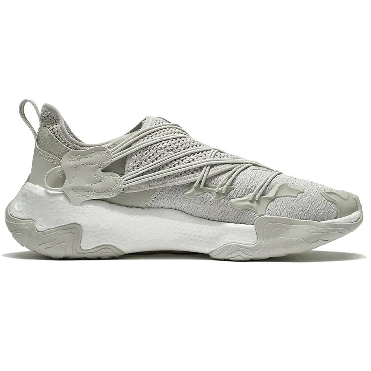 Li Ning Jackie Chan Collection Casual Shoes Men's Low Top Seed Yellow Gray AGLS075-3