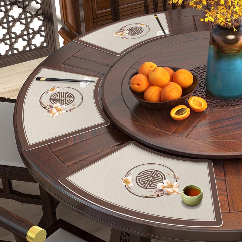 Luxchic New Chinese Style Leather Placemat