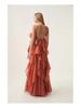 2025 Trendy Women's Off-the-Shoulder Backless Sleeveless Halter Neck Dress with Ruffled Fluffy Skirt
