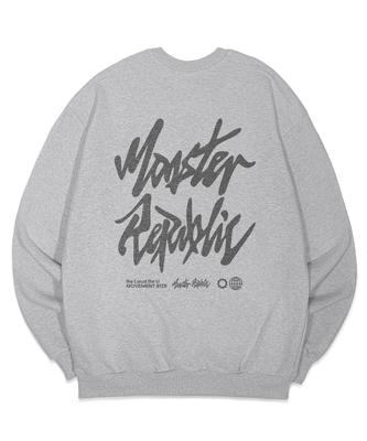 MONSTER REPUBLIC Authentic Logo Dark Gray Sweatshirt Gray_8125
