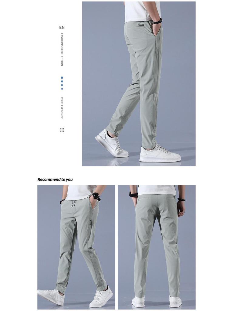 Men's Casual Loose Breathable Straight-Leg Pants - Autumn/Winter Trend