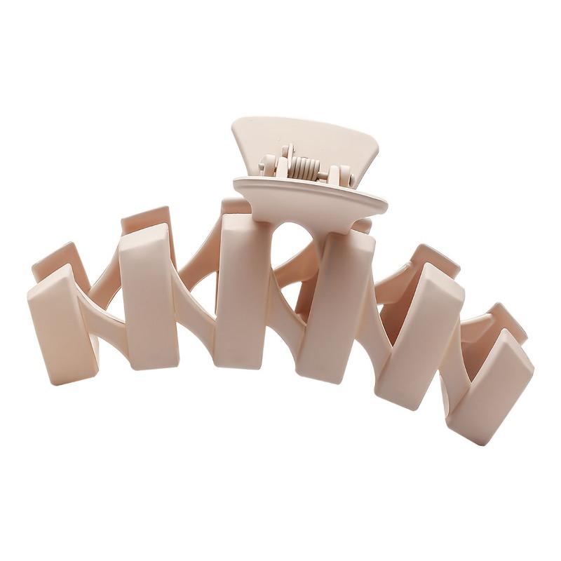 New Fashion Milk Cafe F Hairpin Combination Grab Clip Set Amazon Frosted All-match Hinky Hair Accessories Shark Clip