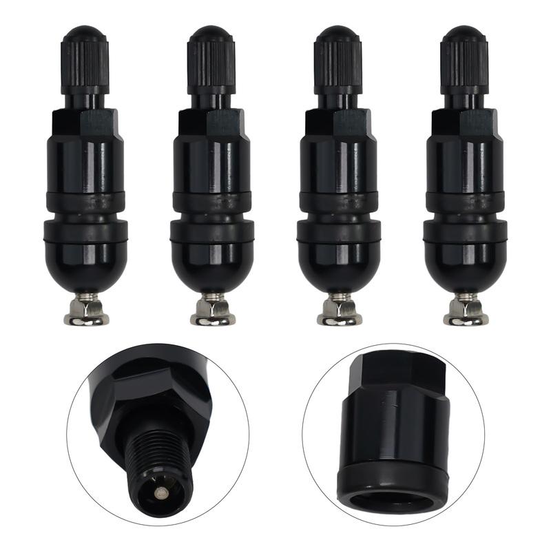 111111111111111111111111111111111111Valve Stem Repair Kit For BMW 5 Series Black Rubber Tire Pressure Monitoring System