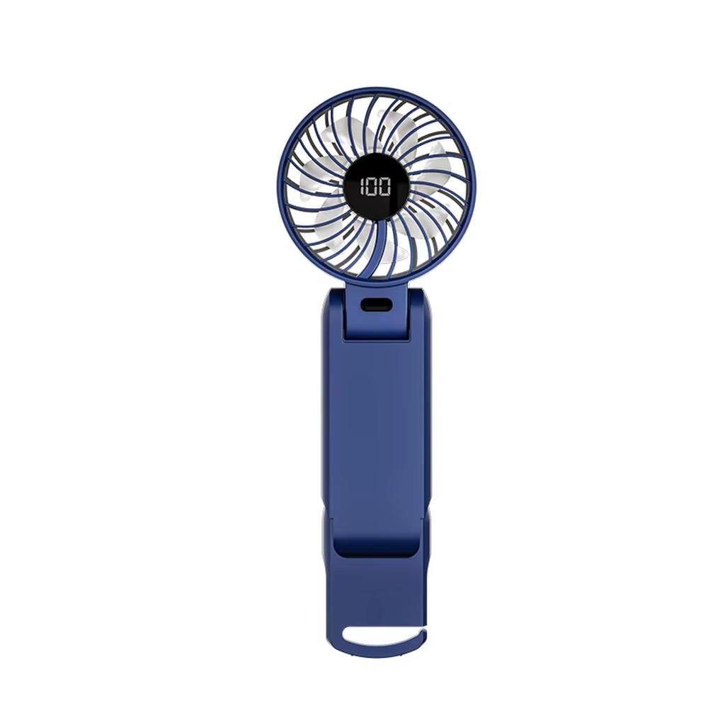 100-Speed with Display - Foldable Portable Baby Food Outdoor Handheld Fan
