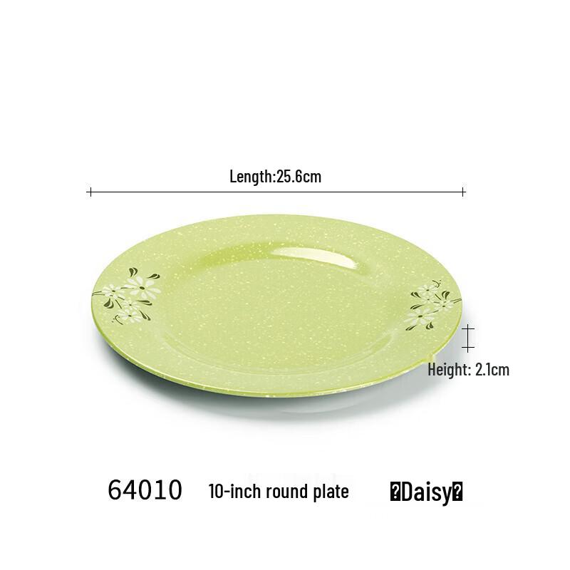 Melamine Shallow Round Dinner Plate