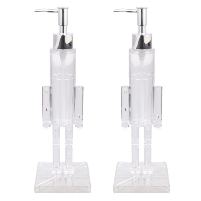 Nutcrackers Theme Soap Dispenser Hand Wash Liquid Soap Holder For Bathroom Use With Transparent Body Christmas Decors