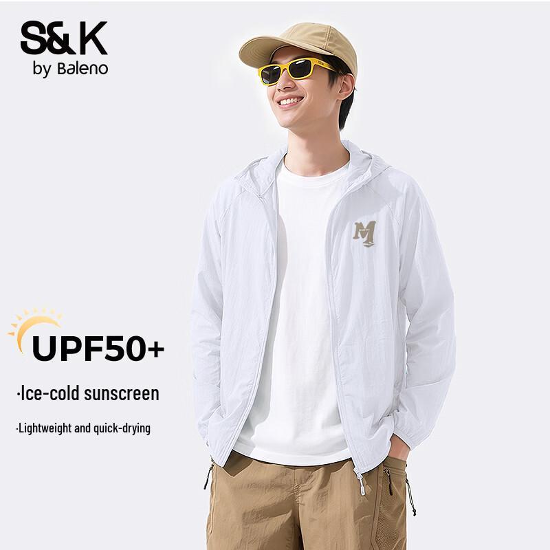 Baleno S&K Men s UPF 50+ Hooded Sun Protection Jacket 4XL