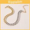 Stunning Alloy Necklace For Women Elegant Gold And Silver Dual Tone Fashion Accessory