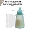 Refillable Milk Storage Bag Reusable Baby Food Container Silicone Baby Food Pouch  Breast Milk