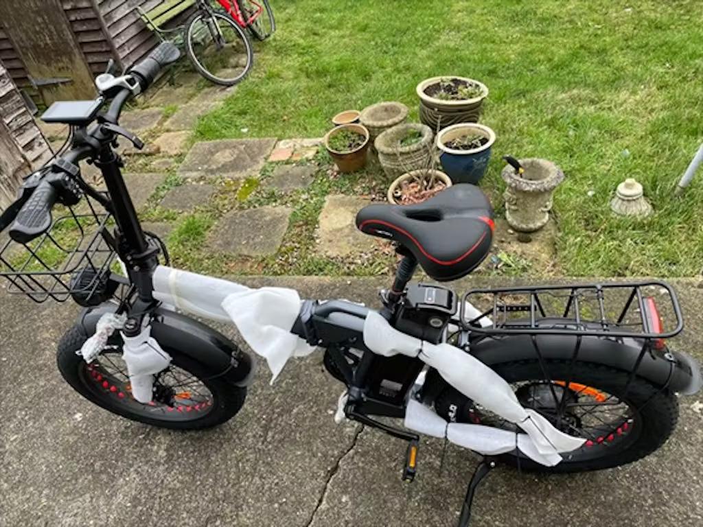 DRVETION AT20 Electric Bike 750W Motor, 48V 10Ah/15Ah/20Ah Battery, 50/65/80 KM Range, 25 KM/H Speed, 20*4.0 Inch Tires E-Bile