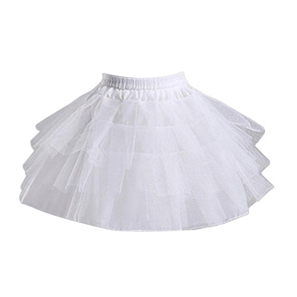 A-line Shape Underskirt Crinoline White Crinoline Skirt Fashion Flower Dress Accessories