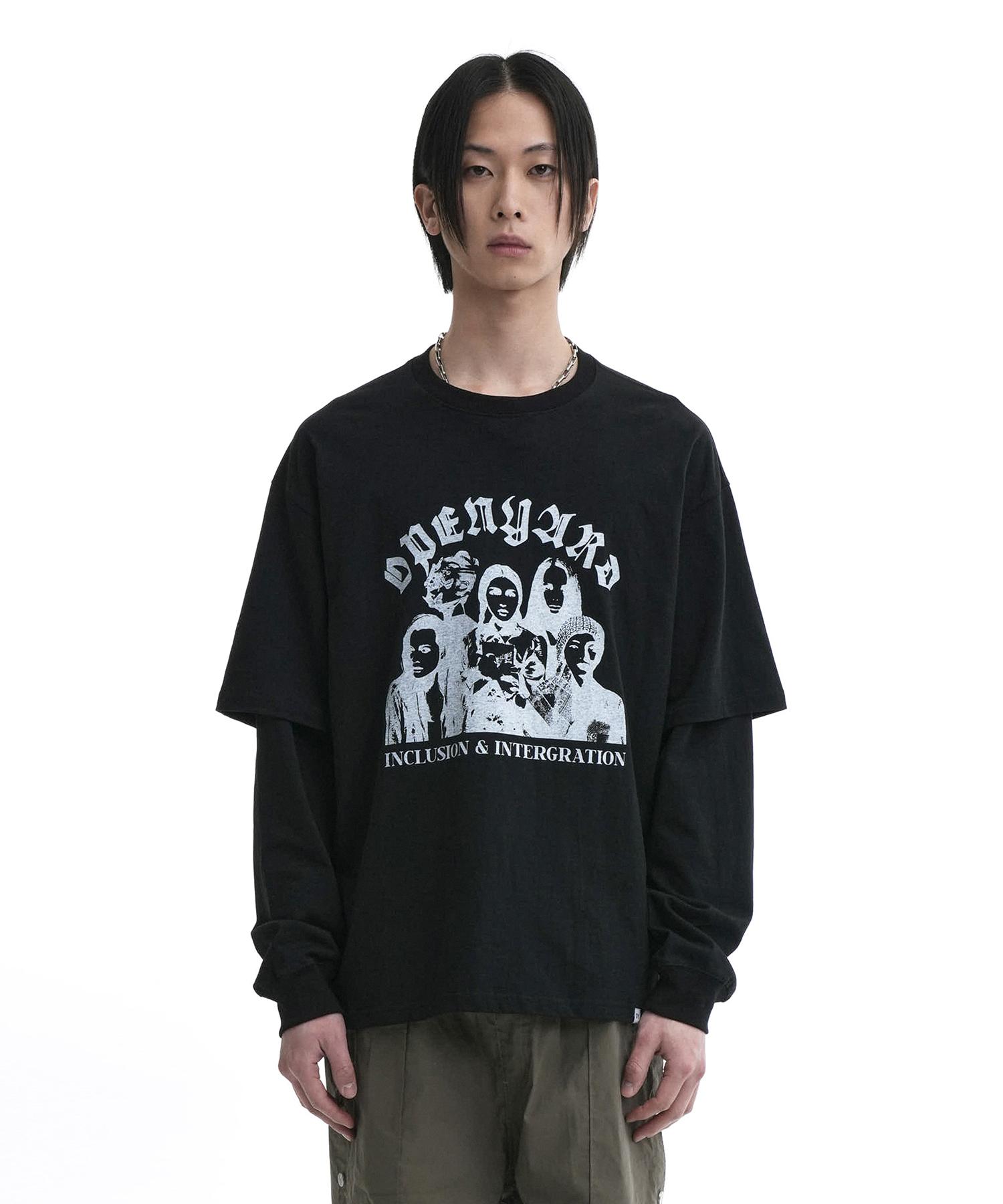 Oy B.G.S Layered Long Sleeve-Black One Size