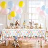 Avezano 3 pcs Puppy Dog Birthday Party Tablecloth Disposable 108x54 inch Puppy Themed Birthday Party Decorations Tablecovers Dog Pawty Decorations