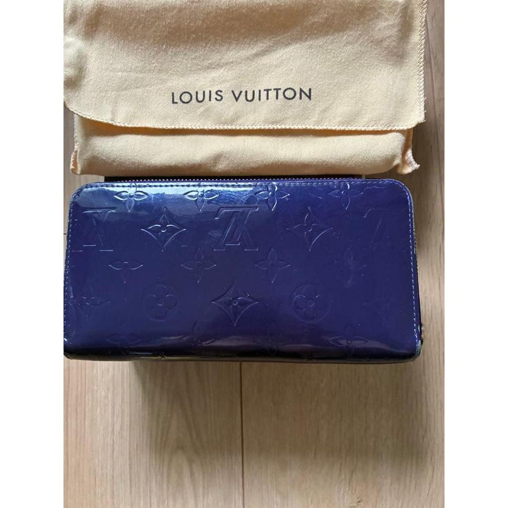 Used LOUIS VUITTON Vernis Zippy Wallet Purple