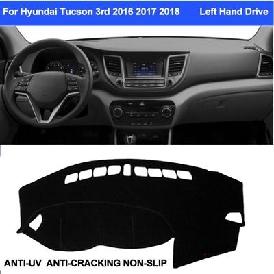 Auto Dash Mat Dashboard Pad Carpet Anti-UV Αντιολισθητικό κάλυμμα ταμπλό αυτοκινήτου για το Hyundai Tucson 3rd 2016 2017 2018