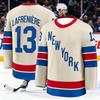 2026 Neuer Herren Eishockey Trainingsanzug - Rangers Team Serie 3D Stickerei Feuchtigkeitsableitend Weiß Langarm Oberteil Kinder