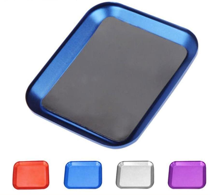Aluminum Alloy Magnetic Screw Tray RC Model Repair Tool Plate for Airplane Car Boat Crawler Axial SCX10 D90 D110 Workshop