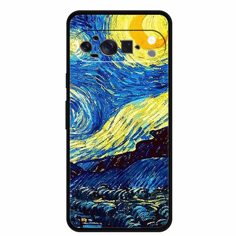 Soft Cover For Google Pixel 10 Pro Case Silicone Gradient Marble Cool Wolf Funda Cover for Google 10 Pro Pixel10 Pro Capa Coque