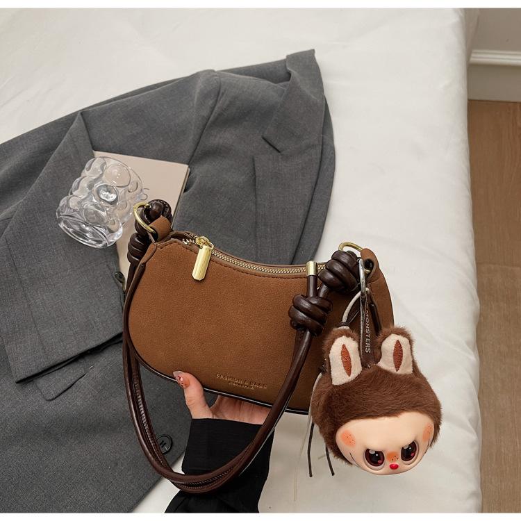 

Autumn and winter fashion shoulder bag, new casual commuting, high-end crossbody bag, retro versatile bag bag for women bare bag