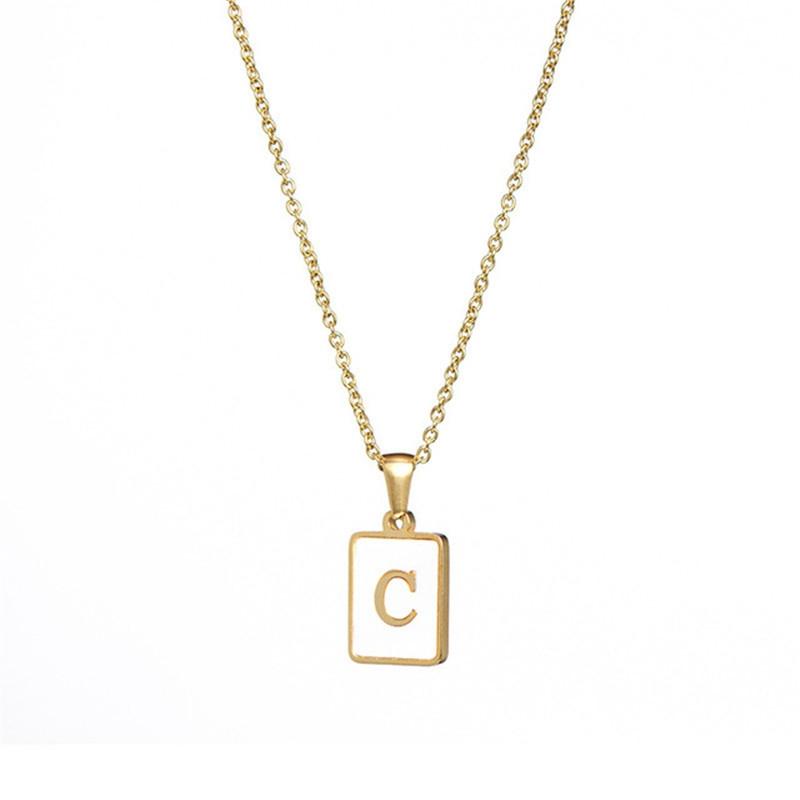 Pendant English Letters Chain Clavicle Necklace The Letter Necklace Accessories Creativity