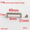1" 2 31MM Straight Arch Bridge Hardware Pull Handle Buckle Narrow Edge On Screw Luggage Accessory