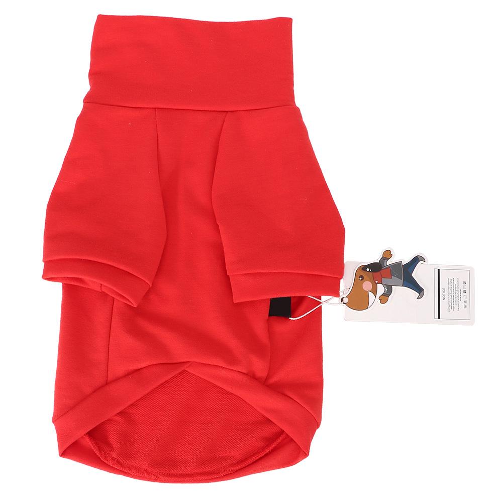 Pet Polyester Clothes Soft Costume High Collar Christmas Clothing Hoodie for Dog Cat