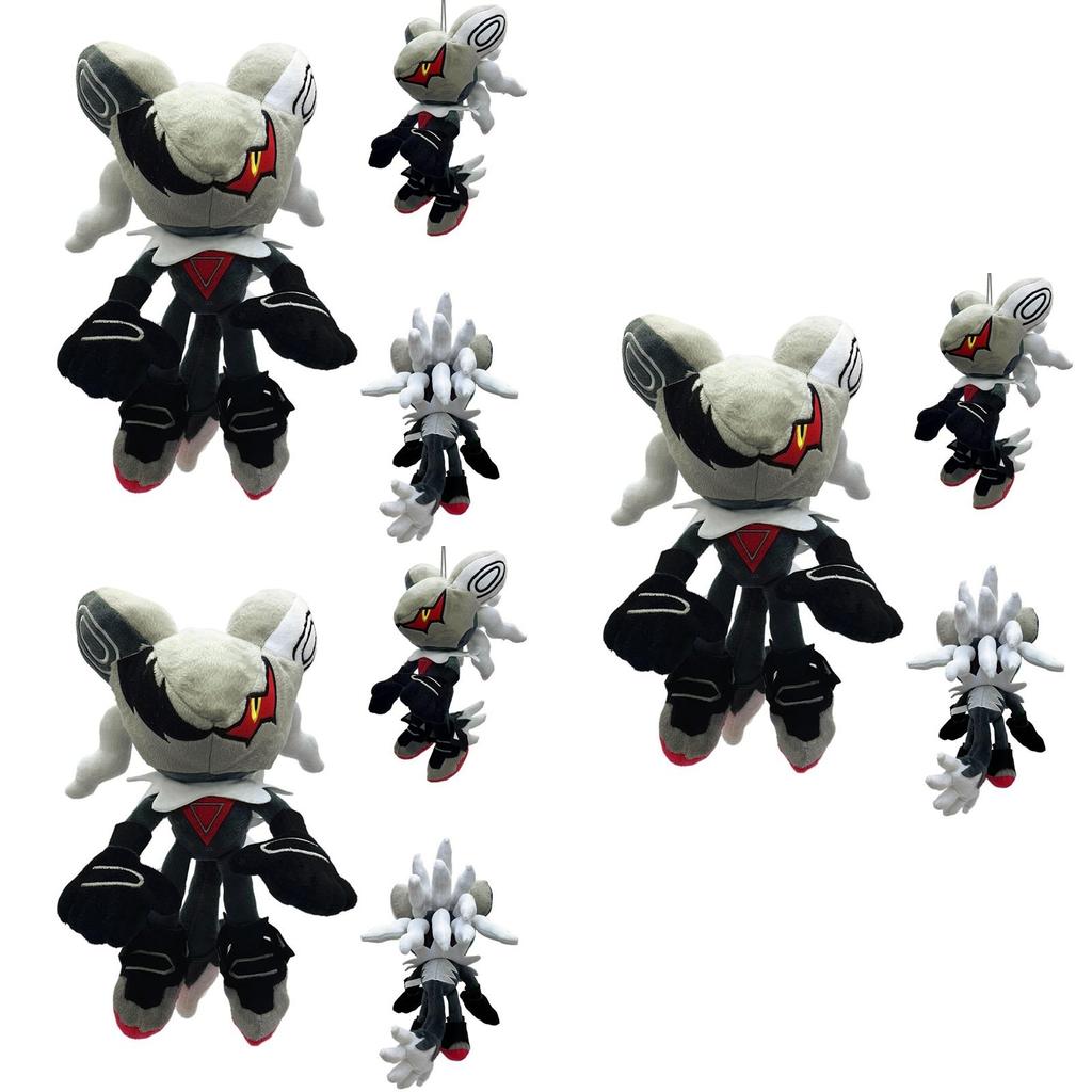 Peluche Kawaii di Shadow the Hedgehog da 31 cm, ispirato a Super Sonic Infinite, ideale come regalo.