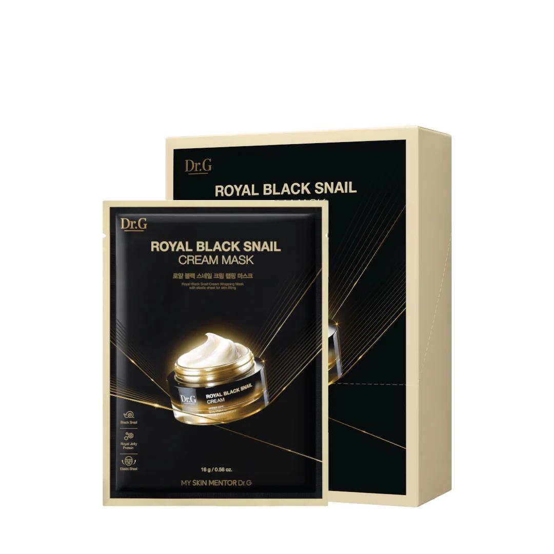 

DR.G Royal Black Snail Cream Mask 16g x 5pcs Cream Mask 16g x 5pcs