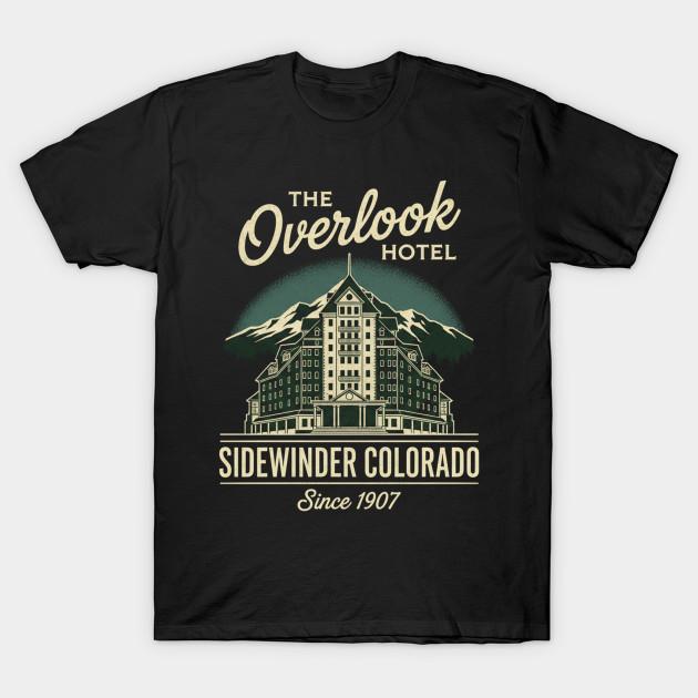 

Men Black Print T-shirt The Overlook Hotel No-Cut Transfer Paper Print Cotton Tshirt XL чёрный