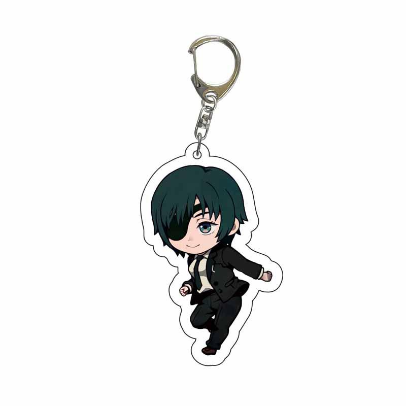 Makima Chainsaw Man Acrylic Double Sided Keychain Pendant Keyring Anime Merchandise Beautiful Gift Cosplay Accessory Figure Comic Manga