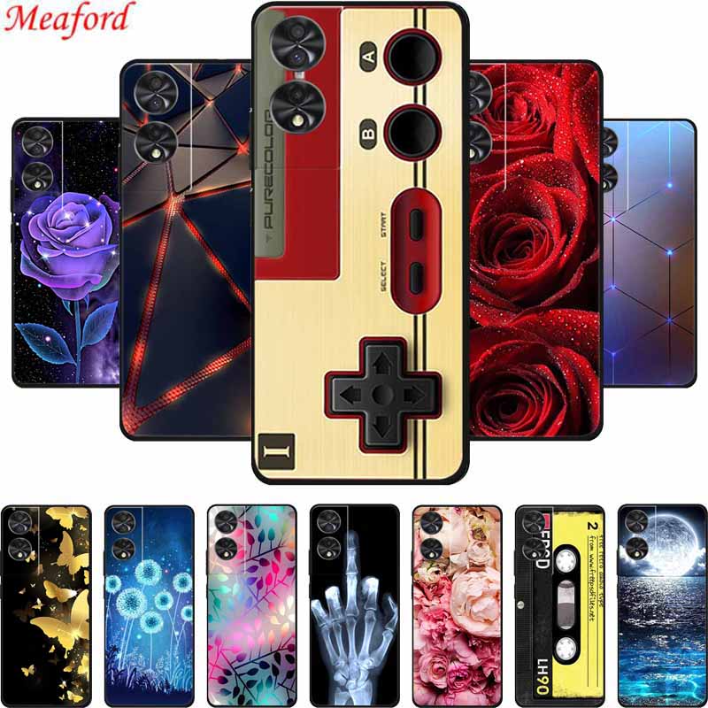Pouzdro na telefon pro TCL 40 NxtPaper Zadní kryt Pouzdro 6,78" Funda Černý silikon Měkké Coque Pro TCL 40 NxtPaper Pouzdro Skořepina Nárazuvzdorné