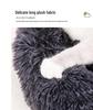 Plush Cat & Dog Bed: Cozy Autumn/Winter Nest, Soft Round Mat