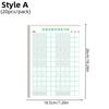 20pcsDot Matrix Chinese Calligraphy Practice Book for Adults and Students, Chinese Character Pen Control Dot Matrix Character Tr