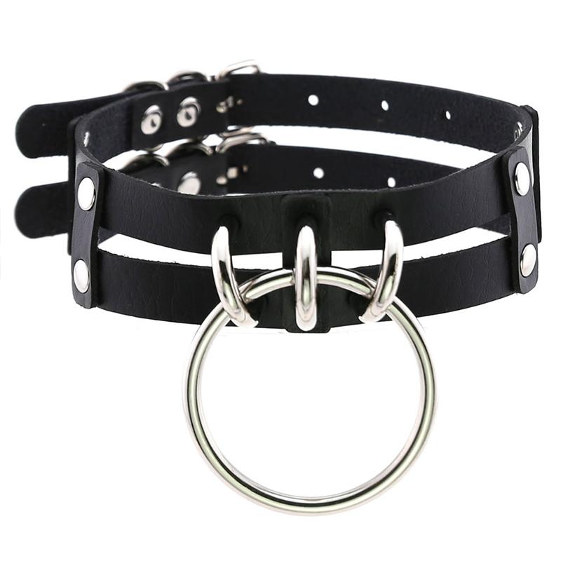 1Pc Fashion Punk Gothic Necklace Collar, Rivet Choker Y2K Necklace For Halloween Cosplay Christmas Party Birthday Lovers Gifts