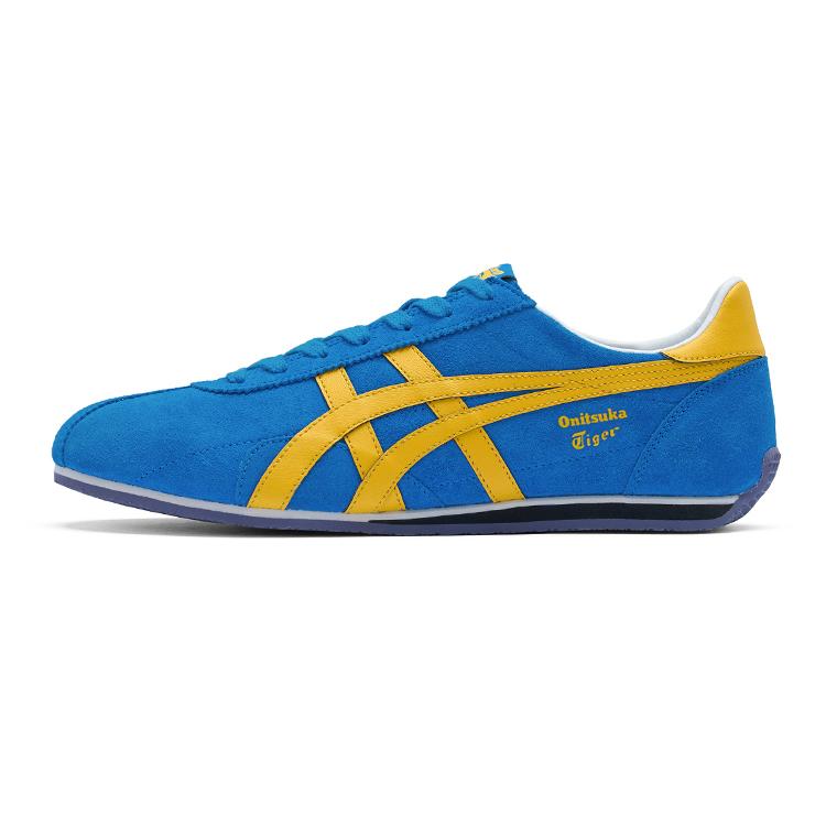 ONITSUKA TIGER Runspark Retro Comfortable Durable Low-Top Lifestyle Sneakers Unisex Sneakers Blue Yellow 1183C338-400